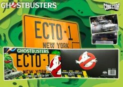 DOCTOR COLLECTOR GHOSTBUSTERS 1/1 PLACA MATRICULA ECTO – 1 – 33 CM -Character Model x doco 95124 c