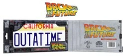 DOCTOR COLLECTOR REGRESO AL FUTURO PLACA MATRICULA DELOREAN “OUTATIME” -Character Model x doco 95128 c