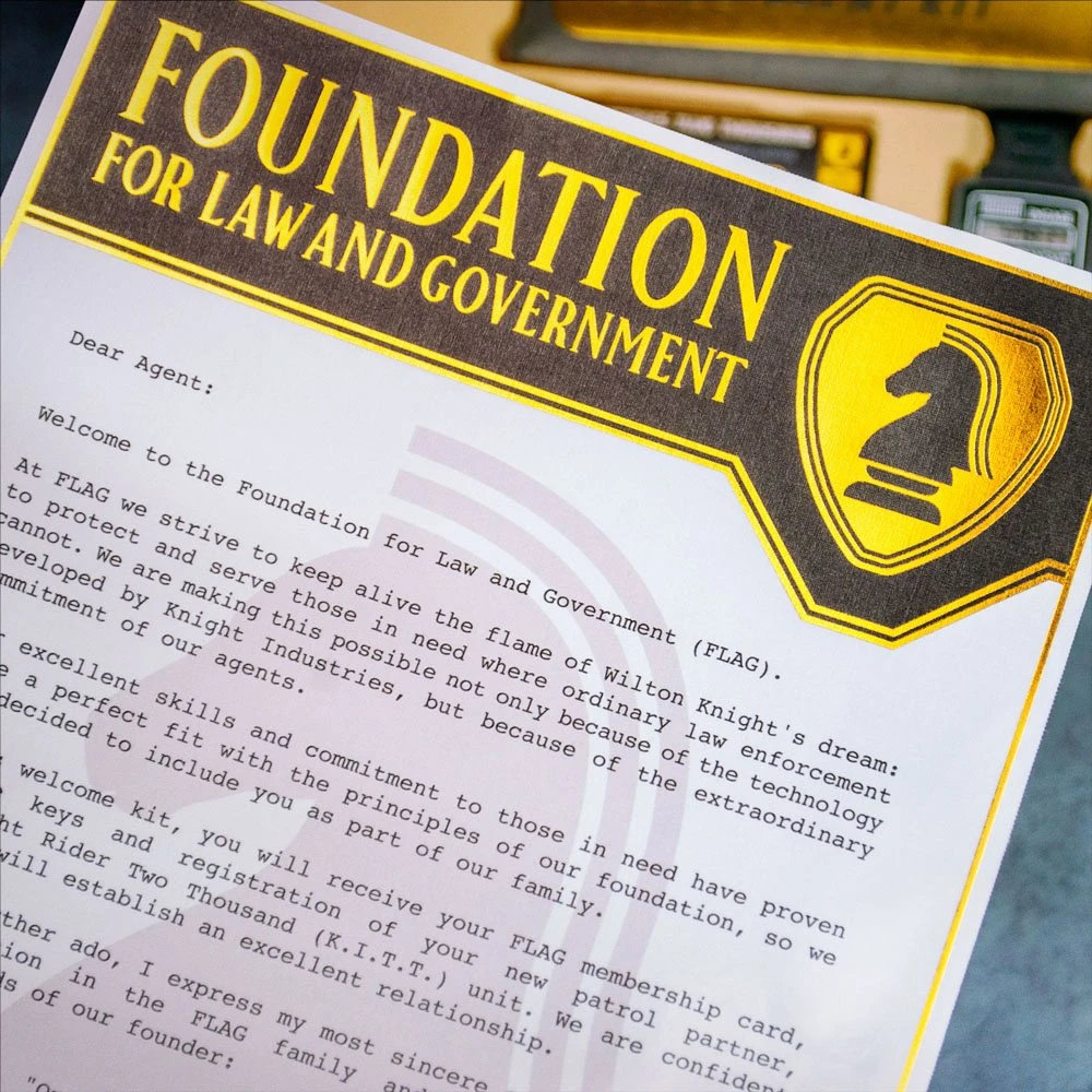 DOCTOR COLLECTOR KNIGHT RIDER F.L.A.G AGENT KIT 5 DOCTOR COLLECTOR KNIGHT RIDER F.L.A.G AGENT KIT - Image 5