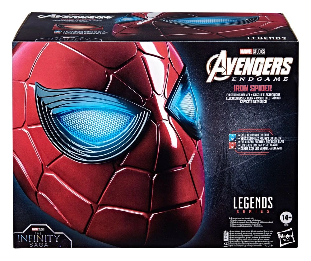 HASBRO AVENGERS:ENDGAME MARVEL LEGENDS SERIES CASCO ELECTRONICO IRON SPIDER 1 HASBRO AVENGERS:ENDGAME MARVEL LEGENDS SERIES CASCO ELECTRONICO IRON SPIDER