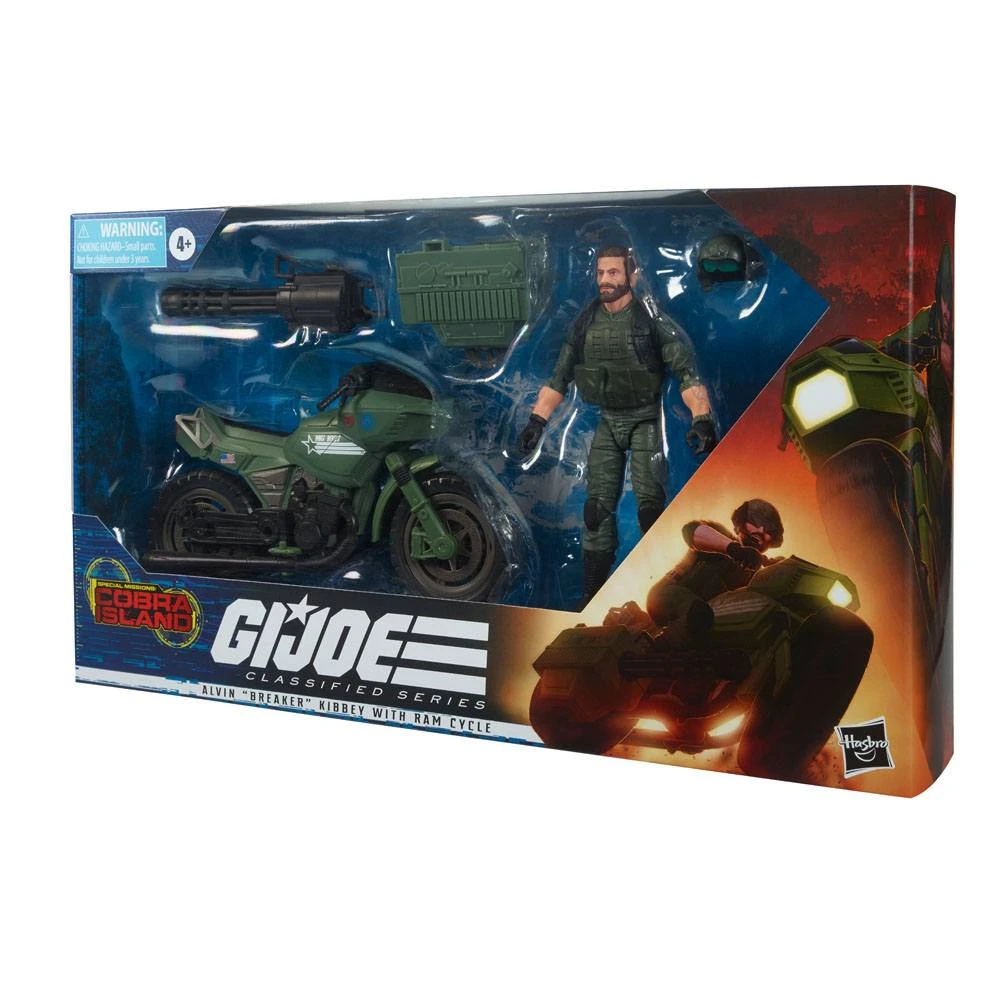 HASBRO G.I JOE CLASSIFIED SERIES COBRA ISLAND ALVIN BREAKER KINNEY & RAM CYCLE – 15 CM 7 HASBRO G.I JOE CLASSIFIED SERIES COBRA ISLAND ALVIN BREAKER KINNEY & RAM CYCLE – 15 CM - Image 7