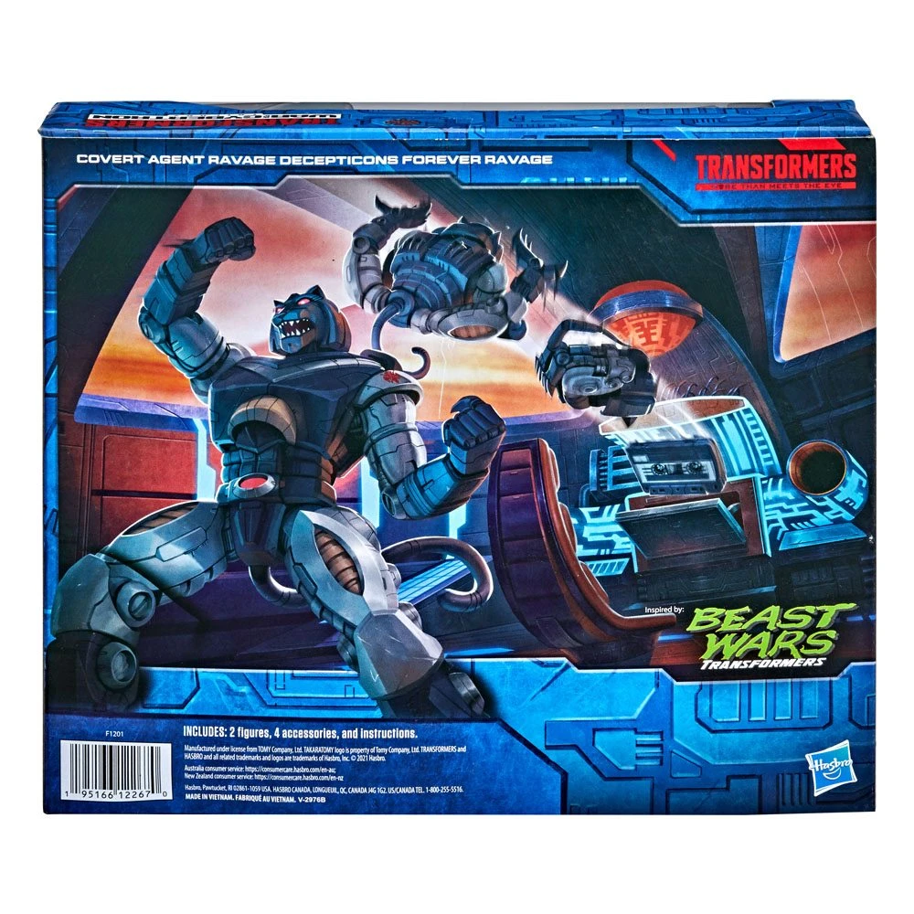 HASBRO TRANSFORMERS BEAST WARS DELUXE COVERT AGENT RAVAGE & DECEPTICON FOREVER RAVAGE 4 HASBRO TRANSFORMERS BEAST WARS DELUXE COVERT AGENT RAVAGE & DECEPTICON FOREVER RAVAGE - Image 4
