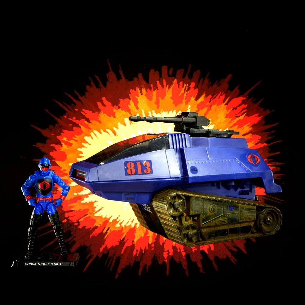 HASBRO G.I. JOE RETRO COLLECTION SERIES COBRA H.I.S.S III & RIP IT – 10 CM 2 HASBRO G.I. JOE RETRO COLLECTION SERIES COBRA H.I.S.S III & RIP IT – 10 CM - Image 2