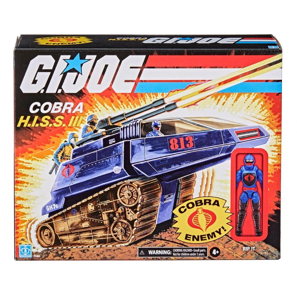 HASBRO G.I. JOE RETRO COLLECTION SERIES COBRA H.I.S.S III & RIP IT – 10 CM 1 HASBRO G.I. JOE RETRO COLLECTION SERIES COBRA H.I.S.S III & RIP IT – 10 CM