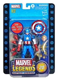 HASBRO MARVEL LEGENDS 20TH ANNIVERSARY SERIES 1 CAPTAIN AMERICA – 15 CM -Character Model x hasf3439 p