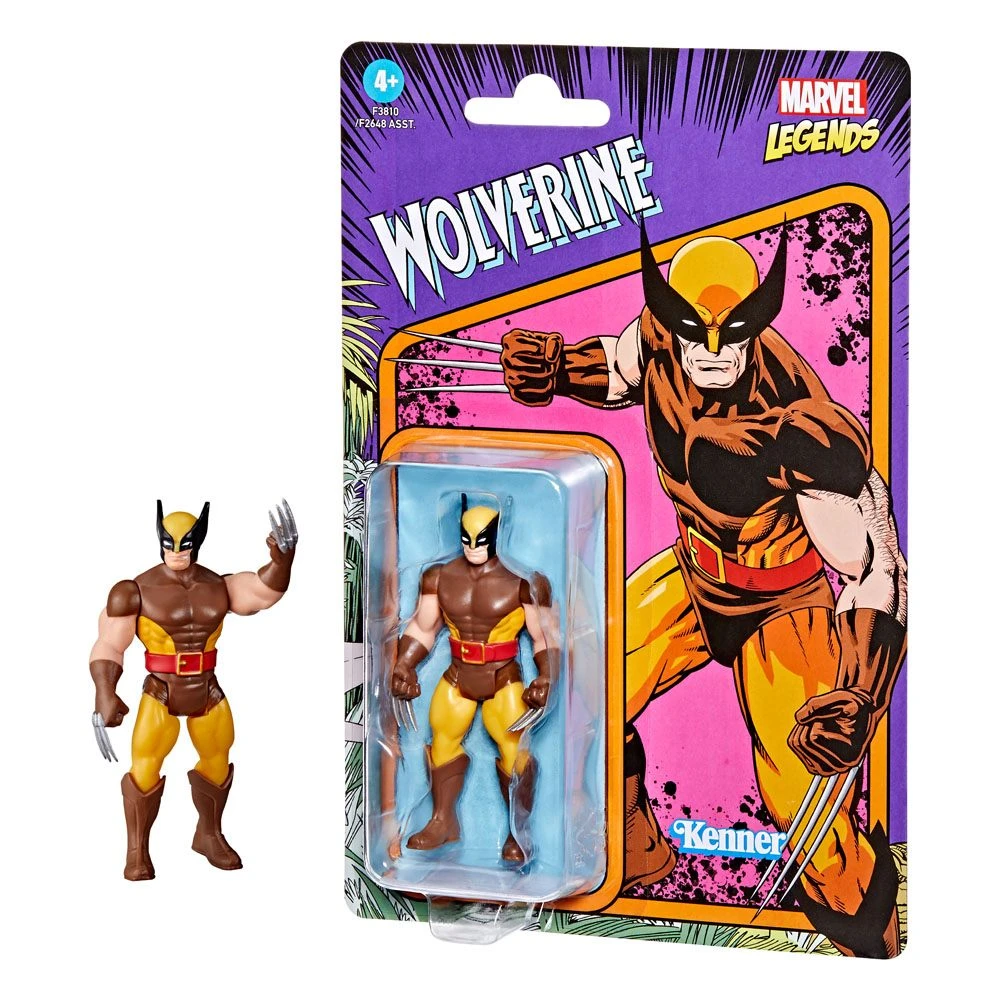 HASBRO MARVEL LEGENDS RETRO COLLECTION WOLVERINE – 10 CM 1 HASBRO MARVEL LEGENDS RETRO COLLECTION WOLVERINE – 10 CM