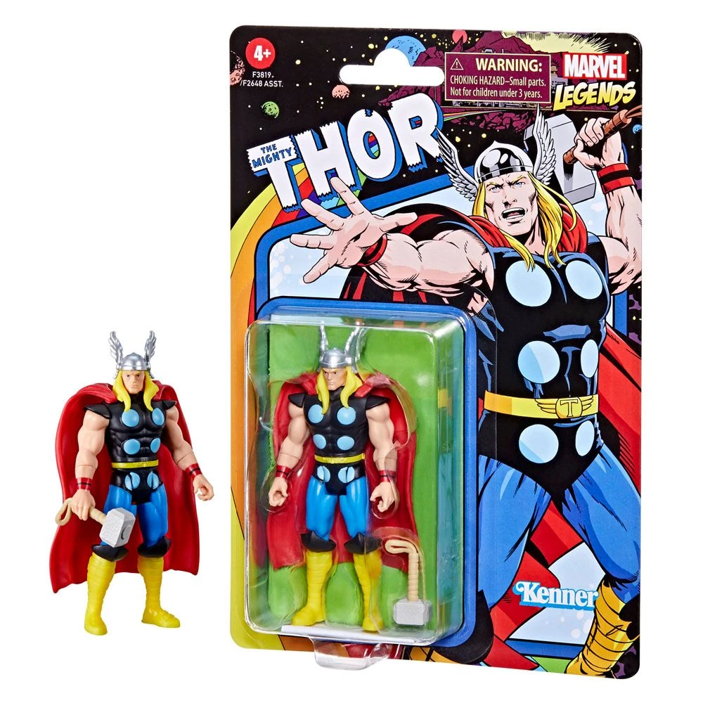 HASBRO MARVEL LEGENDS RETRO COLLECTION THE MIGHTY THOR – 10 CM 1 HASBRO MARVEL LEGENDS RETRO COLLECTION THE MIGHTY THOR – 10 CM