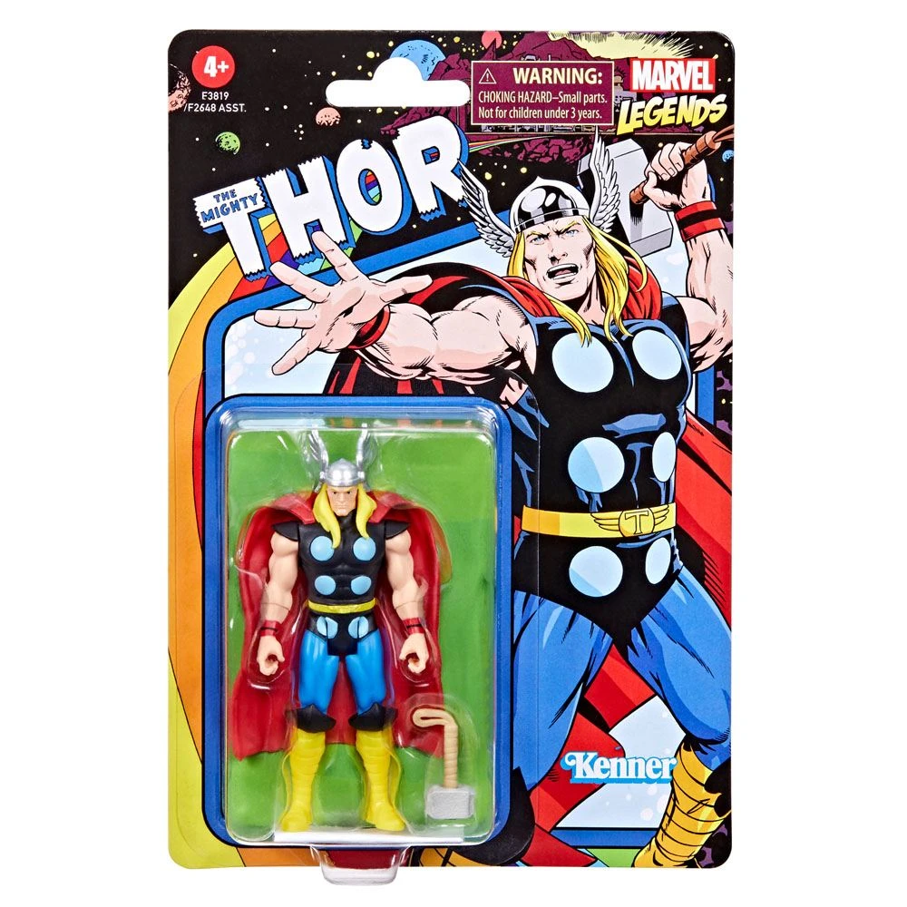 HASBRO MARVEL LEGENDS RETRO COLLECTION THE MIGHTY THOR – 10 CM 4 HASBRO MARVEL LEGENDS RETRO COLLECTION THE MIGHTY THOR – 10 CM - Image 4