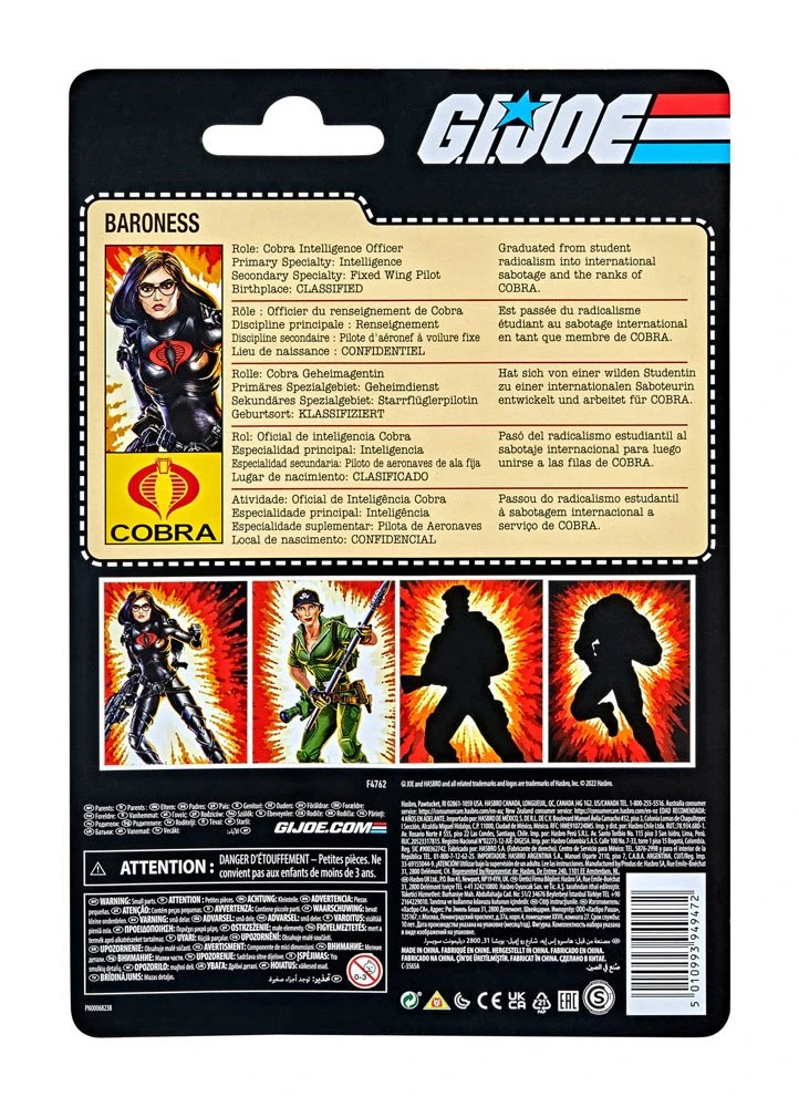 HASBRO G.IJOE CLASSIFIED SERIES RETRO CARD BARONESS – 15 CM 3 HASBRO G.IJOE CLASSIFIED SERIES RETRO CARD BARONESS – 15 CM - Image 3
