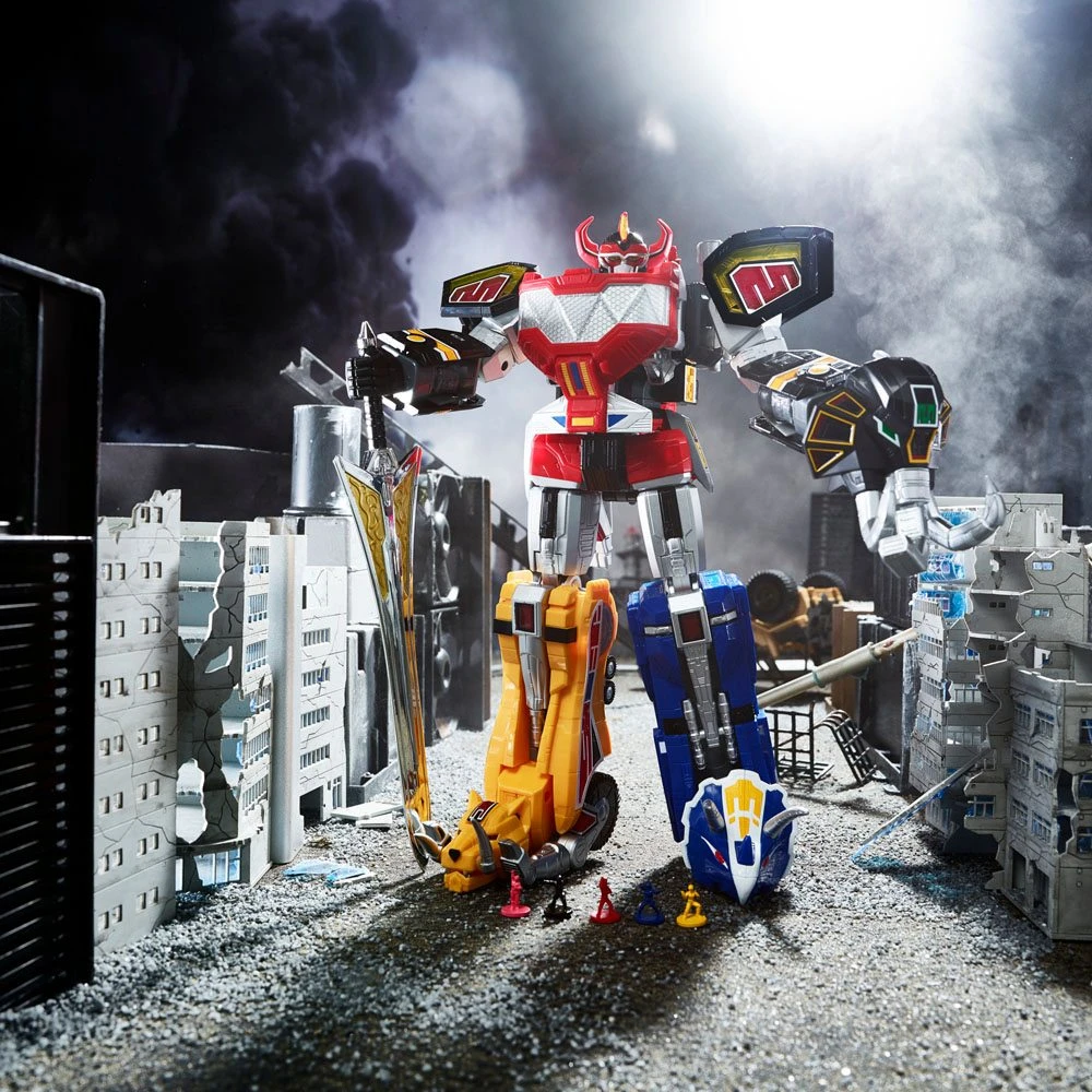 HASBRO 1/144 POWER RANGERS ZORD ASCENSION PROJECT MIGHTY MORPHIN: DINO MEGAZORD – 28 CM 1 HASBRO 1/144 POWER RANGERS ZORD ASCENSION PROJECT MIGHTY MORPHIN: DINO MEGAZORD – 28 CM