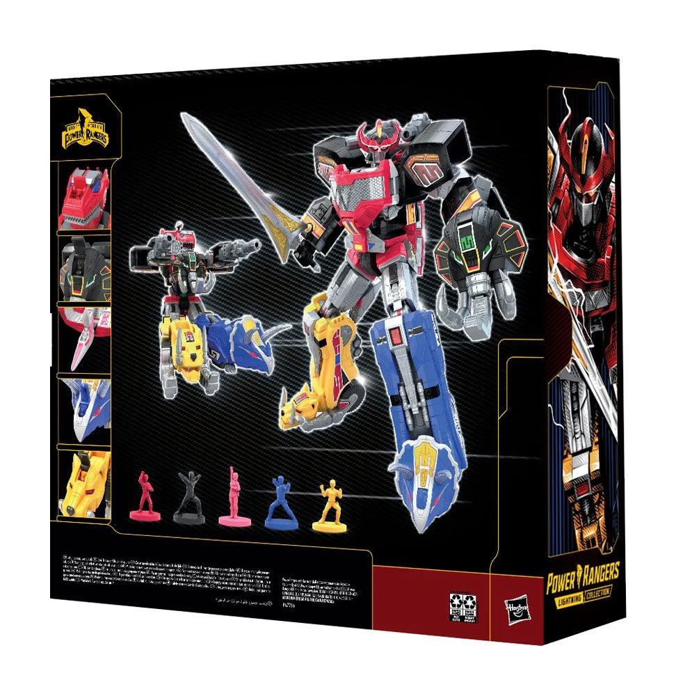 HASBRO 1/144 POWER RANGERS ZORD ASCENSION PROJECT MIGHTY MORPHIN: DINO MEGAZORD – 28 CM 2 HASBRO 1/144 POWER RANGERS ZORD ASCENSION PROJECT MIGHTY MORPHIN: DINO MEGAZORD – 28 CM - Image 2