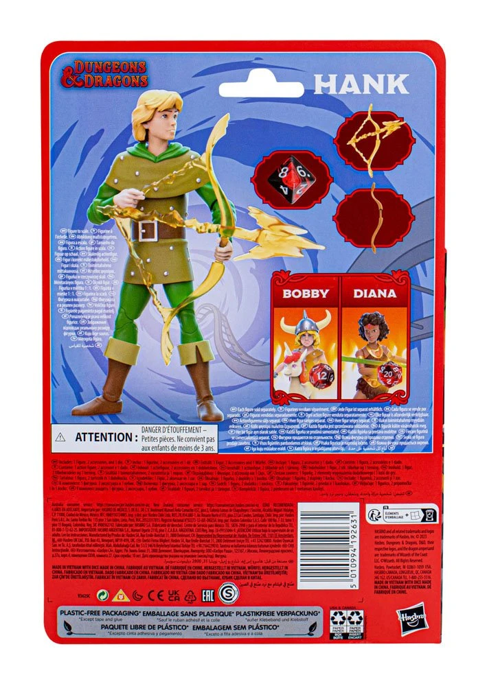 HASBRO DUNGEONS & DRAGONS HANK THE RANGER CARTOON SERIES – 15 CM 3 HASBRO DUNGEONS & DRAGONS HANK THE RANGER CARTOON SERIES – 15 CM - Image 3