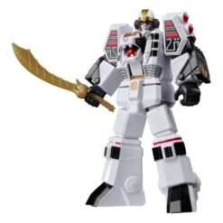 [PRE-ORDER SEPTIEMBRE 2022] HASBRO MIGHTY MORPHIN POWER RANGERS RETRO STYLE WHITE TIGERZORD WARRIOR MODE – 18 CM -Character Model x hasf5058 a