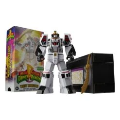 [PRE-ORDER SEPTIEMBRE 2022] HASBRO MIGHTY MORPHIN POWER RANGERS RETRO STYLE WHITE TIGERZORD WARRIOR MODE – 18 CM