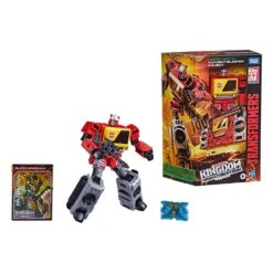 HASBRO TRANSFORMERS GEN. WFC: KINGDOM VOYAGER CLASS AUTOBOT BLASTER & EJECT – 18 CM -Character Model x hasf5680 b