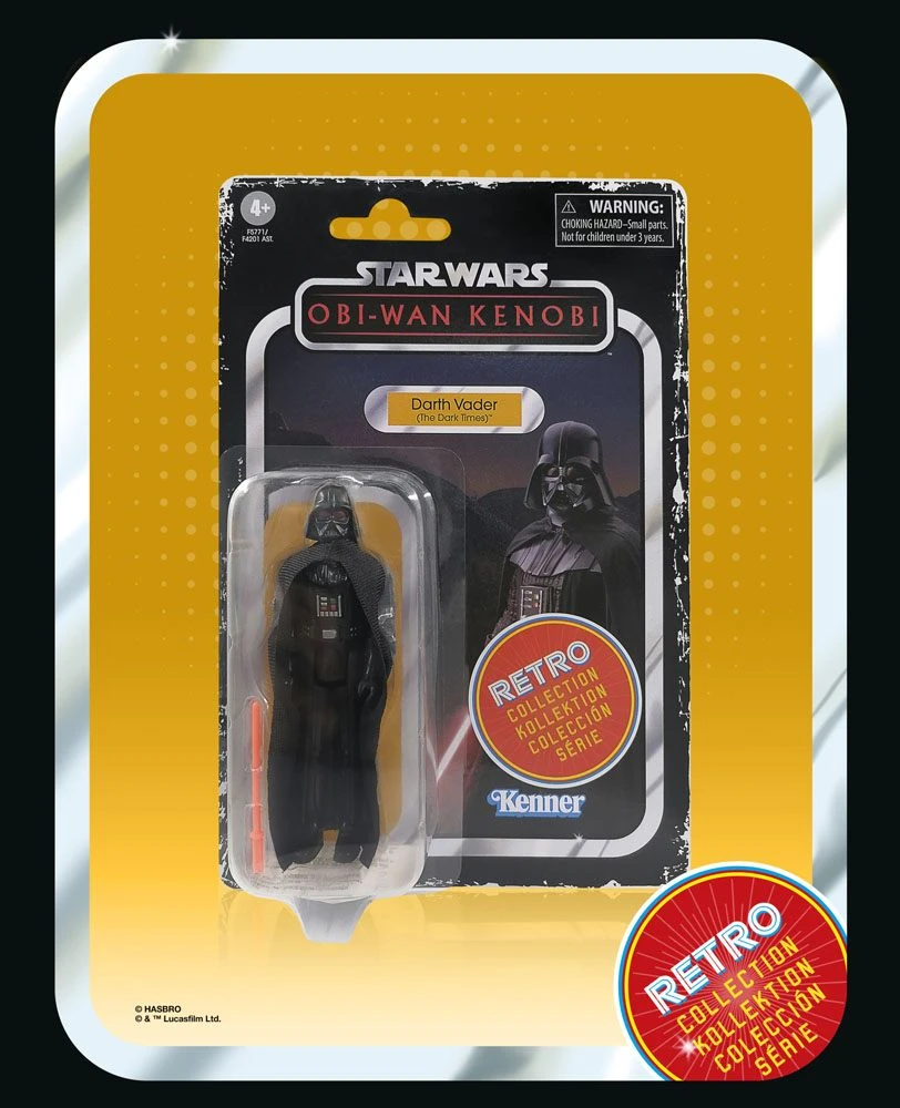 HASBRO STAR WARS: OBI-WAN KENOBI RETRO COLLECTION DARTH VADER (THE DARK TIMES) – 10 CM 1 HASBRO STAR WARS: OBI-WAN KENOBI RETRO COLLECTION DARTH VADER (THE DARK TIMES) – 10 CM