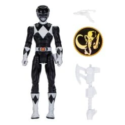 [PRE-ORDER ABRIL 2023] HASBRO POWER RANGERS MIGHTY MORPHIN BLACK RANGER – 15 CM -Character Model x hasf7422 c