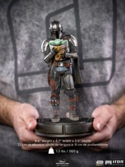 [PRE-ORDER JULIO 2022] IRON STUDIOS 1/10 STAR WARS ART SCALE ESTATUA THE MANDALORIAN – 23 CM -Character Model x is12789 o
