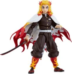 [PRE-ORDER DICIEMBRE 2022] MAX FACTORY DEMON SLAYER: KIMETSU NO YAIBA FIGMA: KYOJURO RENGOKU – 15 CM -Character Model x mafc06803