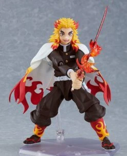 [PRE-ORDER DICIEMBRE 2022] MAX FACTORY DEMON SLAYER: KIMETSU NO YAIBA FIGMA: KYOJURO RENGOKU – 15 CM -Character Model x mafc06803 g