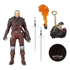 MCFARLANE TOYS THE WITCHER WILD HUNT : GERALT OF RIVIA (WOLF ARMOR) – 18 CM -Character Model x mcf13406 f
