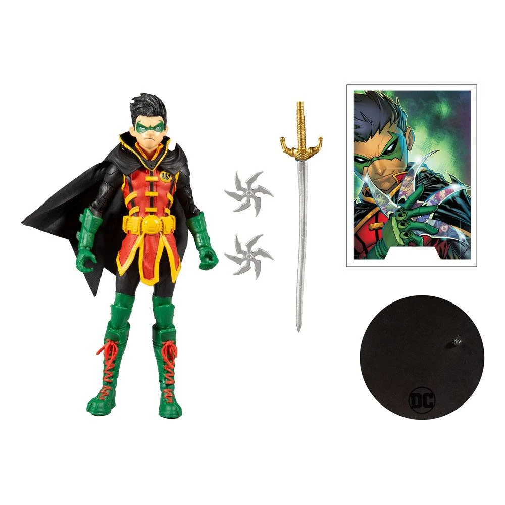 MCFARLANE TOYS DC MULTIVERSE DAMIAN WAYNE: AS ROBIN – 18 CM 3 MCFARLANE TOYS DC MULTIVERSE DAMIAN WAYNE: AS ROBIN – 18 CM - Image 3