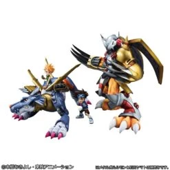 [PRE-ORDER AGOSTO 2021] MEGAHOUSE DIGIMON ADVENTURE G.E.M METAL GARURUMON & ISHIDA – 25 CM -Character Model x meho830358 i