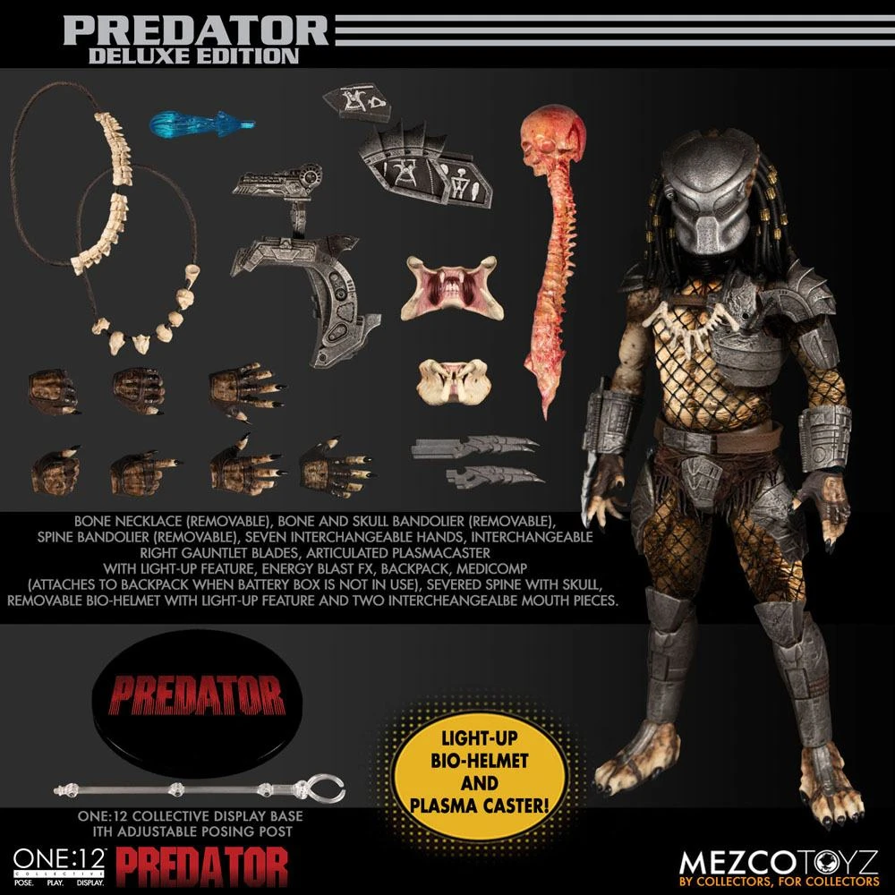 MEZCO TOYZ ONE: 12 PREDATOR DELUXE EDITION – 20 CM 3 MEZCO TOYZ ONE: 12 PREDATOR DELUXE EDITION – 20 CM - Image 3