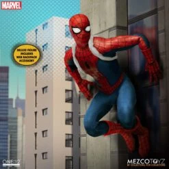 [PRE-ORDER MAYO 2023] MEZCO MARVEL UNIVERSE THE ONE:12 COLLECTIVE THE AMAZING SPIDER-MAN DELUXE EDITION – 16 CM -Character Model x mez76295 h