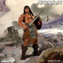 [PRE-ORDER NOVIEMBRE 2020] MEZCO THE ONE : 12 COLLECTIVE CONAN EL BARBARO – 17 CM -Character Model x mez76430 a