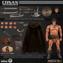 [PRE-ORDER NOVIEMBRE 2020] MEZCO THE ONE : 12 COLLECTIVE CONAN EL BARBARO – 17 CM -Character Model x mez76430 g