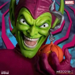 [PRE-ORDER MAYO 2023] MEZCO MARVEL UNIVERSE THE ONE:12 COLLECTIVE GREEN GOBLIN DELUXE EDITION – 17 CM -Character Model x mez76464 b