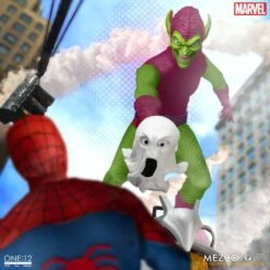 [PRE-ORDER MAYO 2023] MEZCO MARVEL UNIVERSE THE ONE:12 COLLECTIVE GREEN GOBLIN DELUXE EDITION – 17 CM -Character Model x mez76464 e