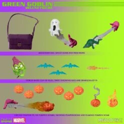 [PRE-ORDER MAYO 2023] MEZCO MARVEL UNIVERSE THE ONE:12 COLLECTIVE GREEN GOBLIN DELUXE EDITION – 17 CM -Character Model x mez76464 p
