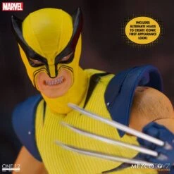 [PRE-ORDER ABRIL 2022] MEZCO ONE : 12 COLLECTIBLE MARVEL UNIVERSE WOLVERINE DELUXE STEEL BOX EDITION – 16 CM -Character Model x mez76536 b