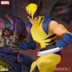 [PRE-ORDER ABRIL 2022] MEZCO ONE : 12 COLLECTIBLE MARVEL UNIVERSE WOLVERINE DELUXE STEEL BOX EDITION – 16 CM -Character Model x mez76536 e