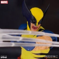 [PRE-ORDER ABRIL 2022] MEZCO ONE : 12 COLLECTIBLE MARVEL UNIVERSE WOLVERINE DELUXE STEEL BOX EDITION – 16 CM -Character Model x mez76536 i