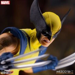 [PRE-ORDER ABRIL 2022] MEZCO ONE : 12 COLLECTIBLE MARVEL UNIVERSE WOLVERINE DELUXE STEEL BOX EDITION – 16 CM -Character Model x mez76536 l