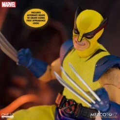[PRE-ORDER ABRIL 2022] MEZCO ONE : 12 COLLECTIBLE MARVEL UNIVERSE WOLVERINE DELUXE STEEL BOX EDITION – 16 CM -Character Model x mez76536 m