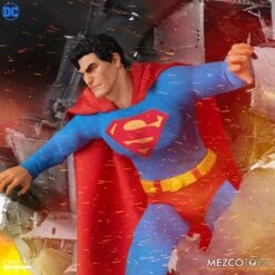 [PRE-ORDER AGOSTO 2022] MEZCO ONE:12 COLLECTIVE SUPERMAN MAN OF STEEL EDITION – 16 CM -Character Model x mez76553 p