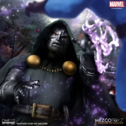 [PRE-ORDER MAYO 2023] MEZCO MARVEL THE ONE: 12 COLLECTIVE DR. DOOM – 17 CM -Character Model x mez77272 h
