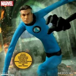[PRE-ORDER MAYO 2022] MEZCO ONE: 12 COLLECTIVE DELUXE STEEL BOX SET FANTASTIC FOUR – 16 CM -Character Model x mez77600 c