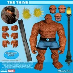 [PRE-ORDER MAYO 2022] MEZCO ONE: 12 COLLECTIVE DELUXE STEEL BOX SET FANTASTIC FOUR – 16 CM -Character Model x mez77600 x 1