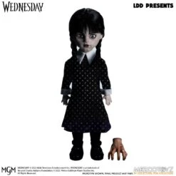 [PRE-ORDER DICIEMBRE 2023] MEZCO TOYZ LIVING DEAD DOLLS WEDNESDAY LDD PRESENTS WEDNESDAY ADDAMS – 25 CM -Character Model x mez99653