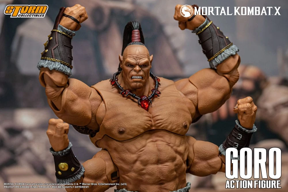 STORM COLLECTIBLES 1/12 MORTAL KOMBAT X GORO – 18 CM 8 STORM COLLECTIBLES 1/12 MORTAL KOMBAT X GORO – 18 CM - Image 8