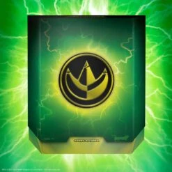 [PRE-ORDER SEPTIEMBRE 2022] SUPER 7 POWER RANGERS GALACTICOS ULTIMATES GREEN RANGER – 18 CM -Character Model x sup7 de powrw01 grg 01 b