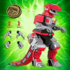 [PRE-ORDER SEPTIEMBRE 2022] SUPER 7 POWER RANGERS GALACTICOS ULTIMATES TYRANNOSAURUS DINOZORD – 20 CM