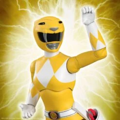 [PRE-ORDER SEPTIEMBRE 2022] SUPER 7 POWER RANGERS GALACTICOS ULTIMATES YELLOW RANGER – 18 CM -Character Model x sup7 de powrw01 yrg 01 f