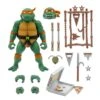 [PRE-ORDER MAYO 2021] SUPER 7 TORTUGAS NINJA MUTANTES ULTIMATES MICHELANGELO – 18 CM