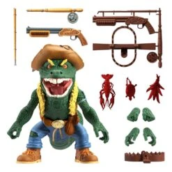 [PRE-ORDER SEPTIEMBRE 2022] SUPER 7 TORTUGAS NINJA ULTIMATES LEATHERHEAD – 18 CM